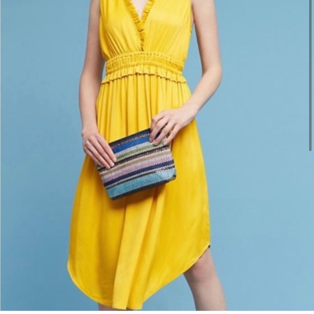 Anthropologie Maeve Summer Mango La Habana Dress in excellent condition